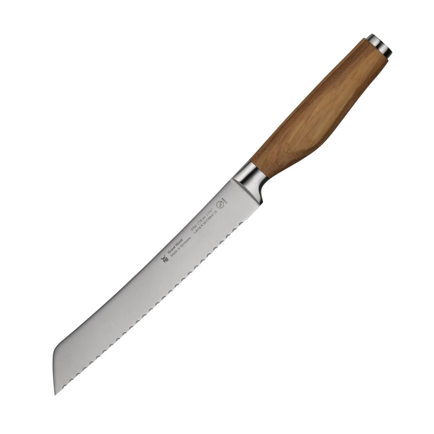 Nůž na chleba GRAND WOOD 19 cm, hnědá, WMF
