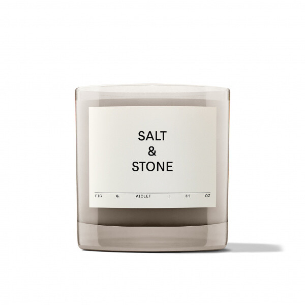 Salt & Stone Candle Fig & Violet parfémová svíčka  240 g