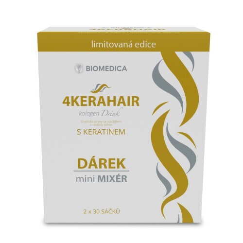4KERAHAIR kolagen drink 2x30 sáčků+dárek - II. jakost