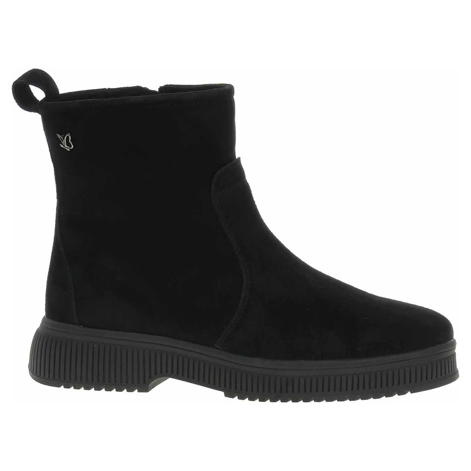 Ecco Dámské polokozačky Caprice 9-26403-45 black suede 22700301