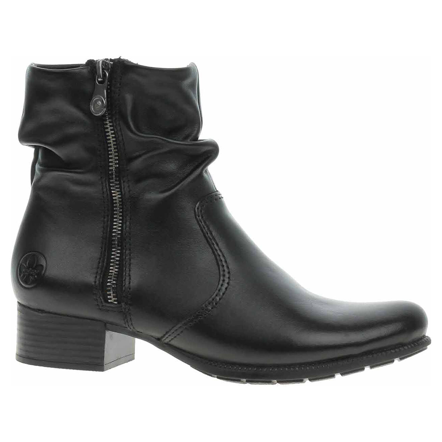 Ecco Dámské polokozačky Rieker 78656-00 schwarz 22601414