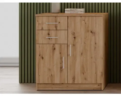 Komoda Universal, 79 cm, dub artisan