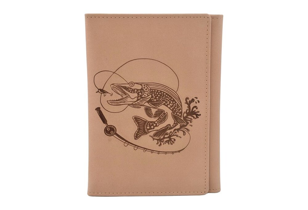 Mercucio Pouzdro na doklady Štika s udicí natural