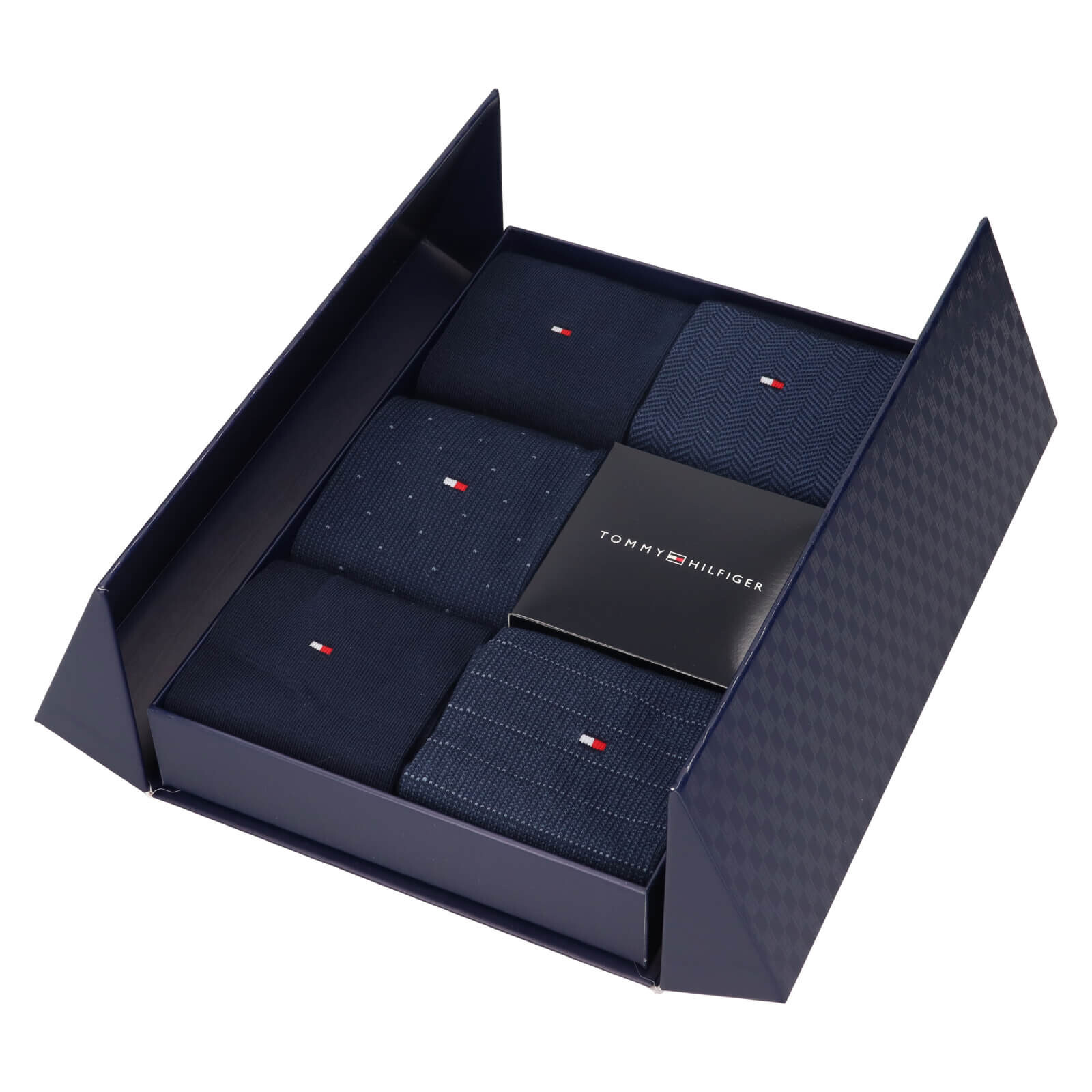 Dárková sada ponožek Tommy Hilfiger Mane – 5 párů, modrá