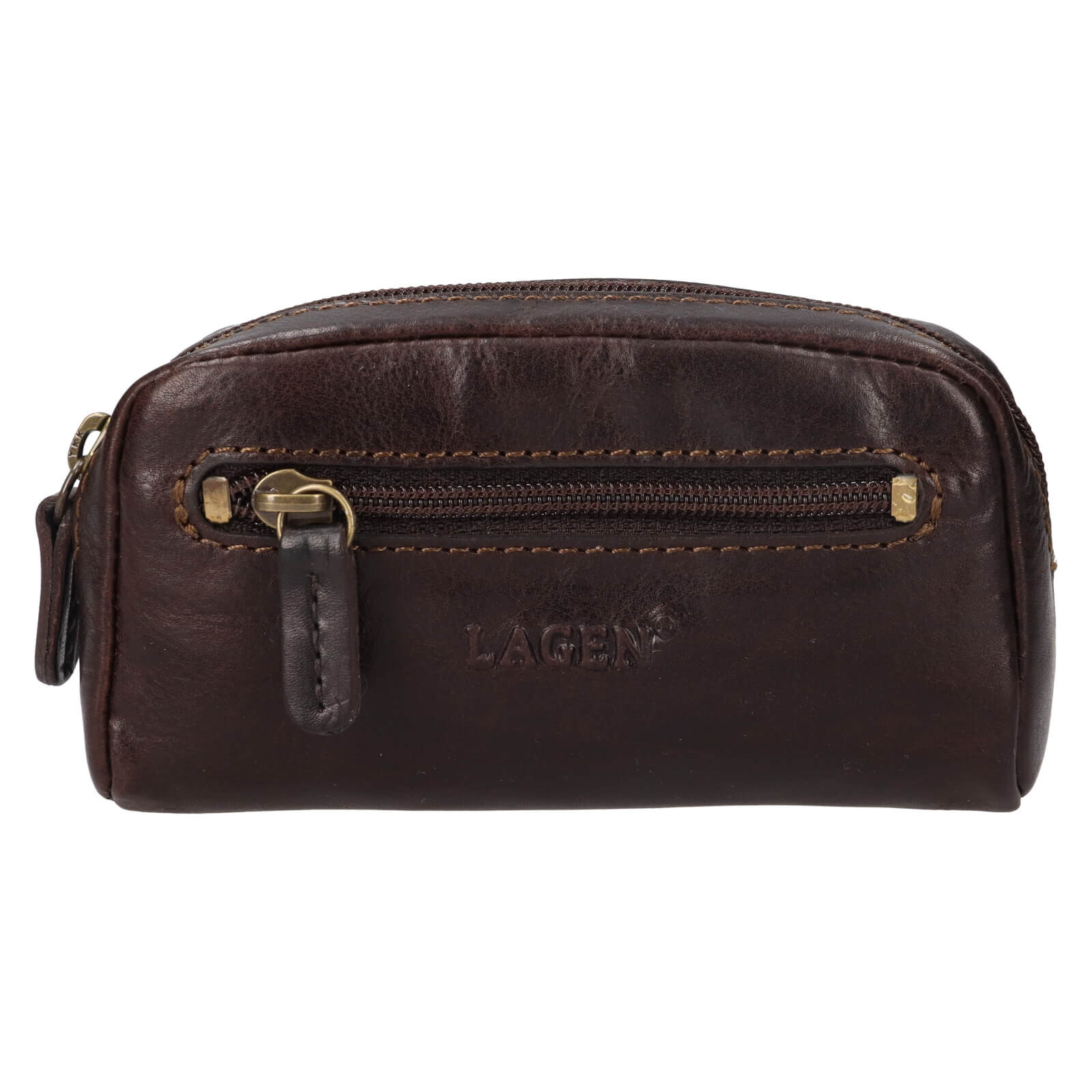 Dámská klíčenka Lagen Lucia - tmavě hnědá