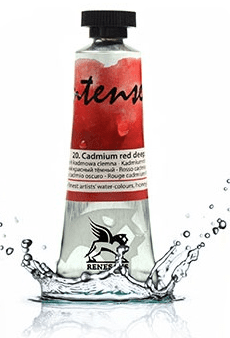 Akvarelová barva Renesans 15ml – 69 Marsova čerň
