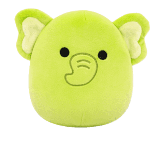 SQUISHMALLOWS Zelený slon - Franky, 13 cm