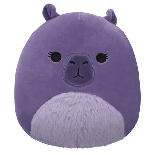 SQUISHMALLOWS Fialová kapybara  - Debra, 13 cm