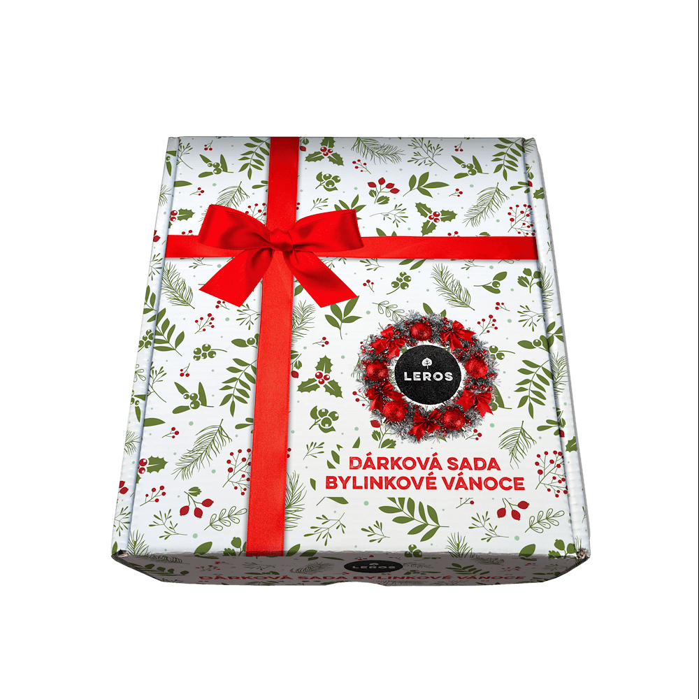 LEROS Dárková sada bylinkové Vánoce, poškozený obal