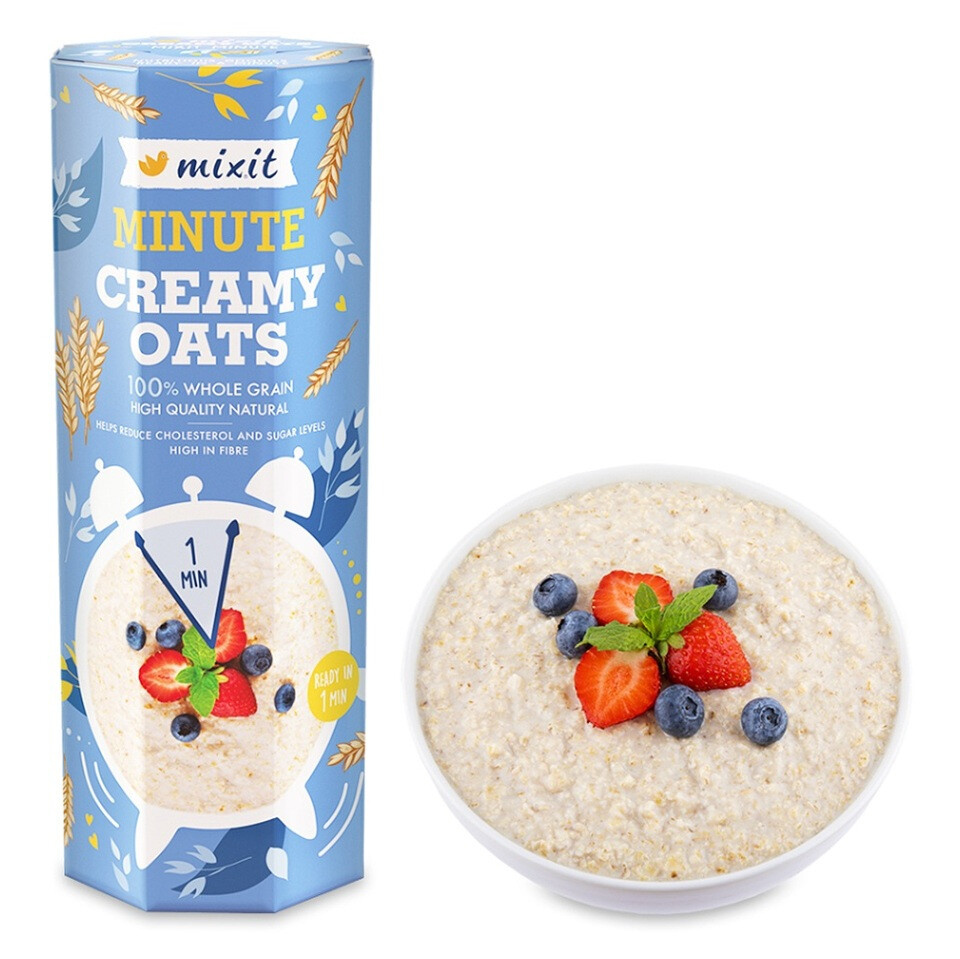 MIXIT Creamy oats minutové ovesné vločky 750 g, poškozený obal