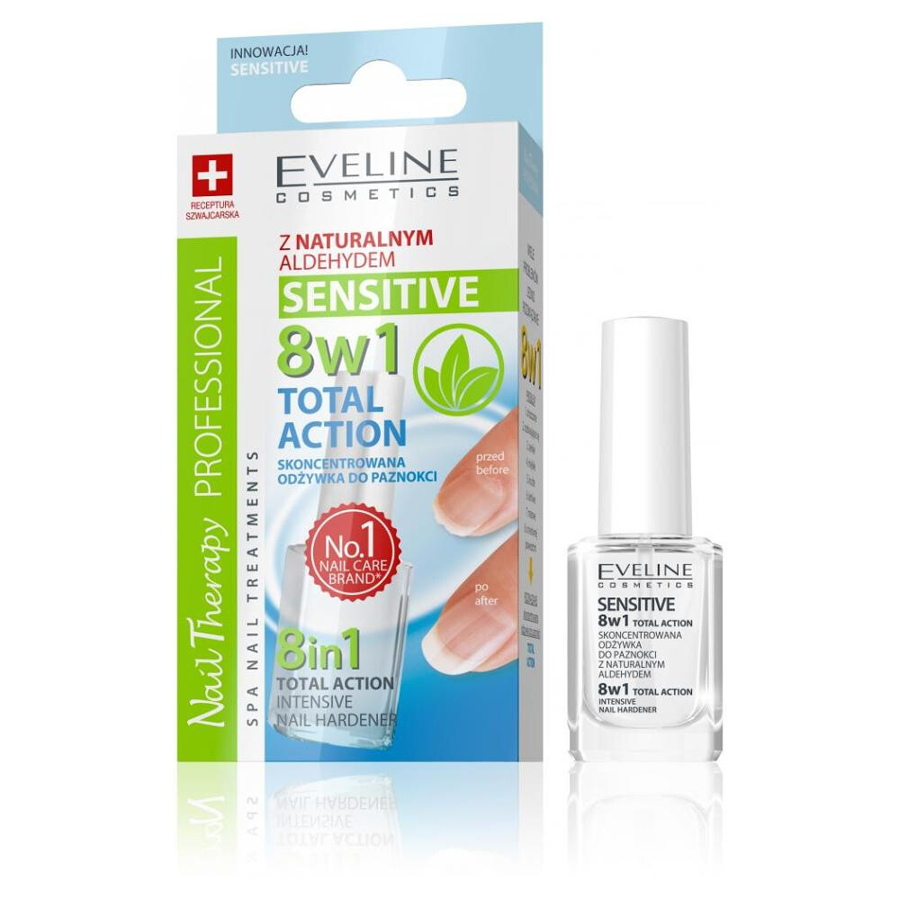 EVELINE SPA Nail Total 8v1 SENSITIVE - Kondicionér na nehty, poškozený obal