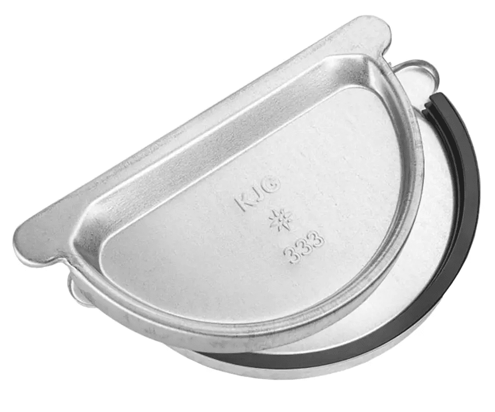 Čelo žlabové s gumou Zn - 250mm