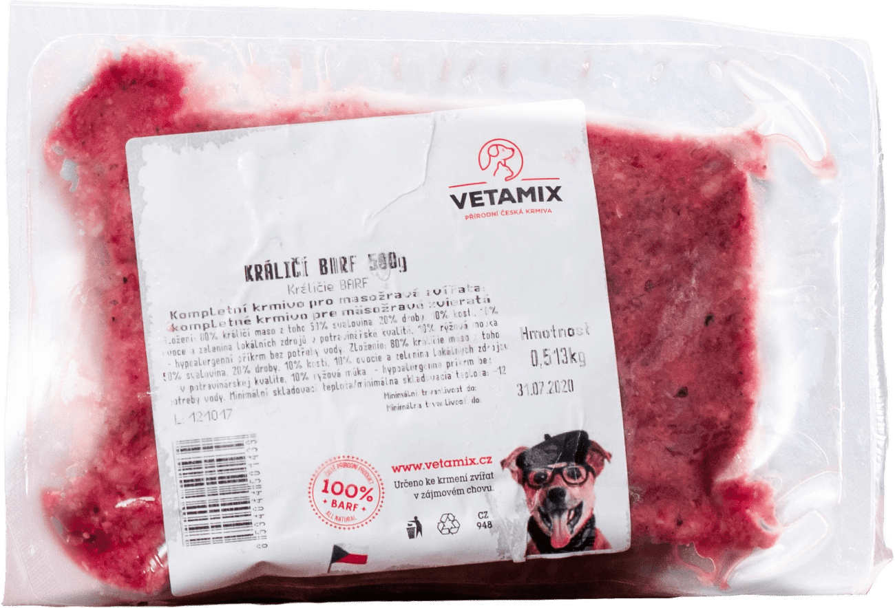 Barf Vetamix králičí 500g