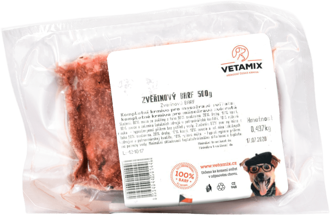 Barf Vetamix zvěřinový 500g