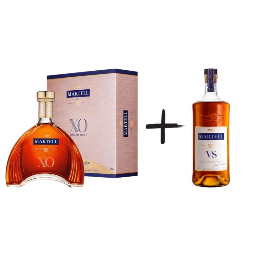 1+1 Martell XO 0,7l 40% + Martell VS 0,7l 40%