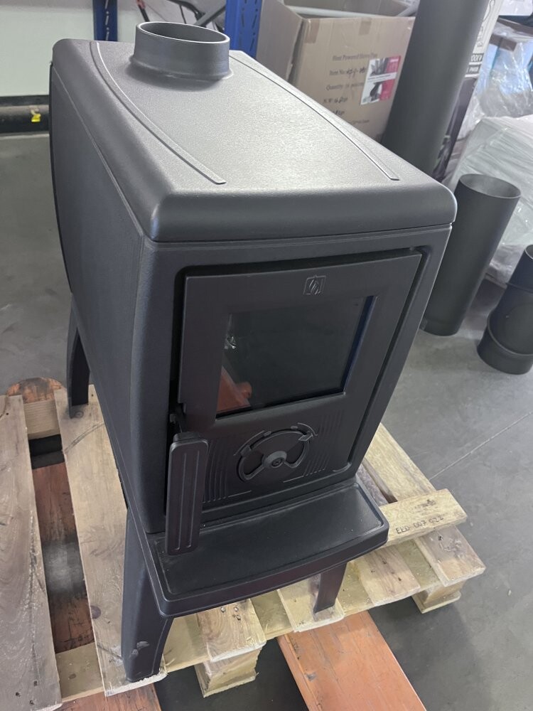 PLAMEN krbová kamna TRENK - černá (II. Jakost)