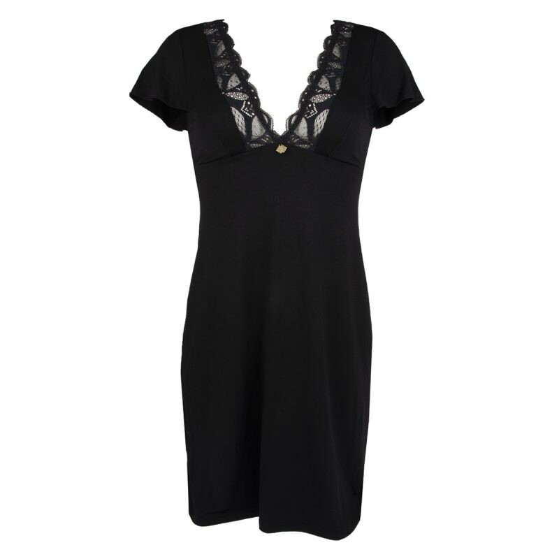 Košilka ANTIGEL (ELH1217-02), Barva černá, Velikost S