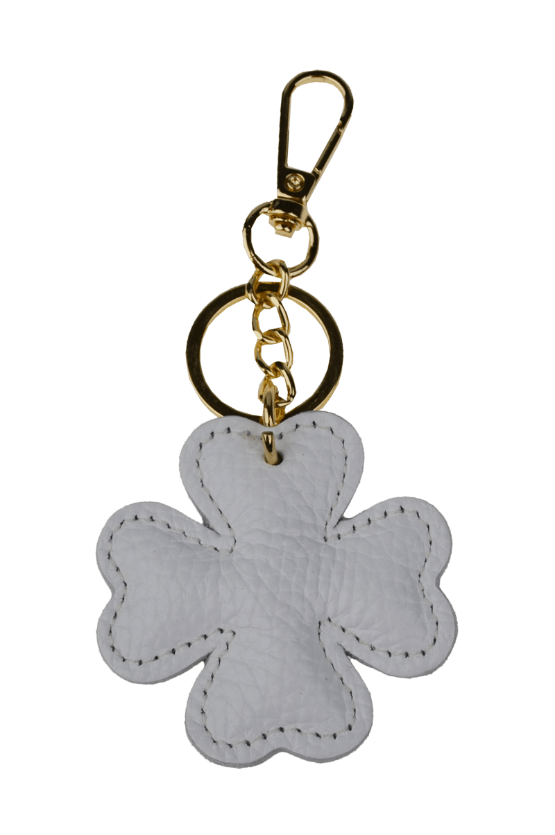 Klíčenka Quadrifoglia Bianca