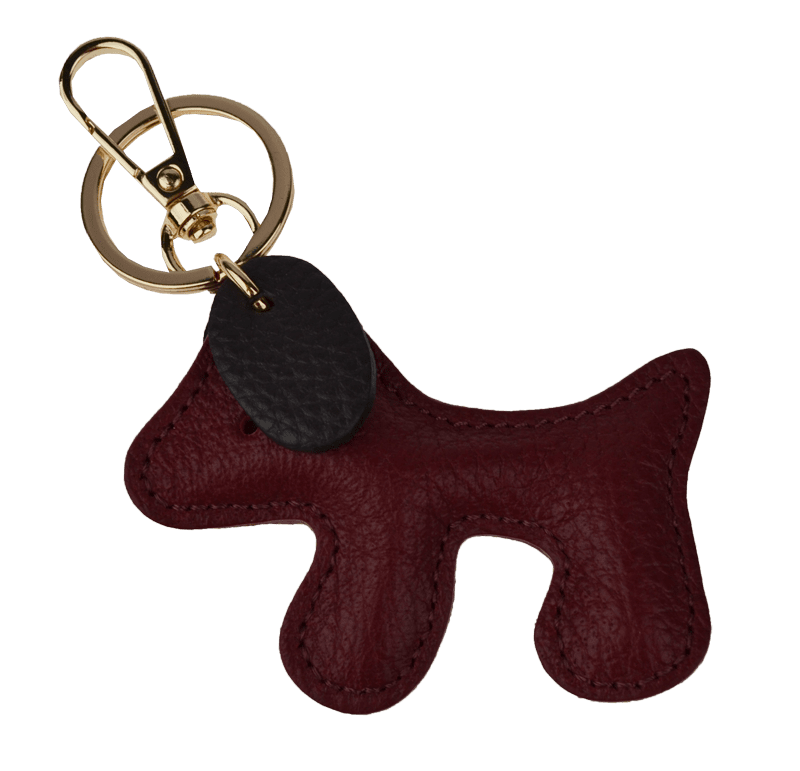 Klíčenka Cane Bordo Cafe