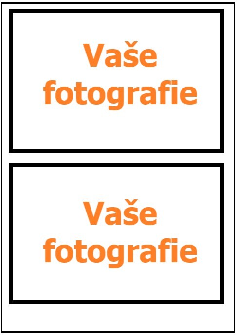 Hospodyňkám.cz Tisk na fondánový list - obdélníkové duo