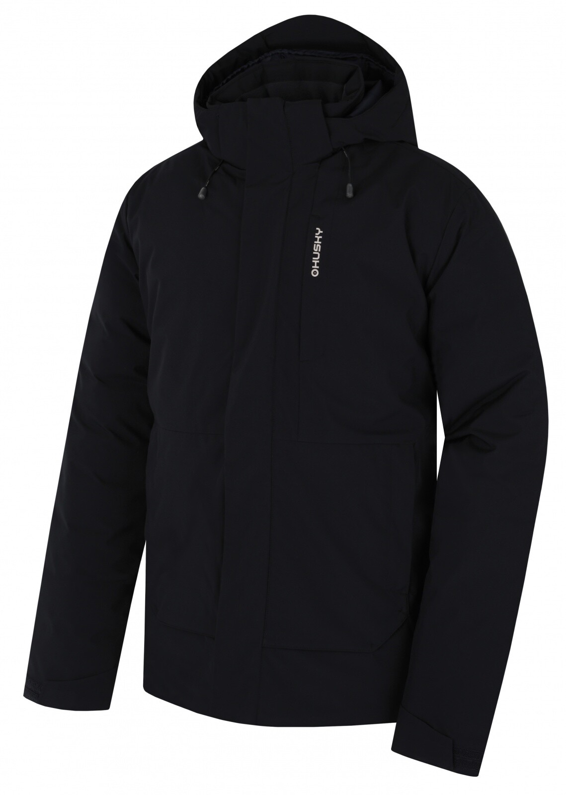 Husky Pánská hardshellová plněná bunda Nurme M black Velikost: L