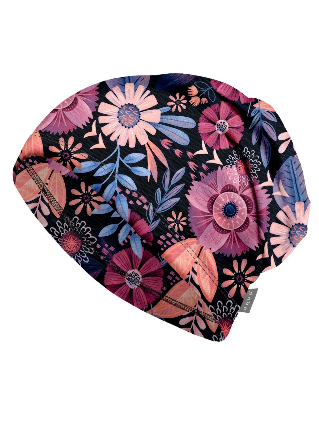 Čepice fleecová Basic, Kouzelné květiny - vel. S ( 45-48 cm )