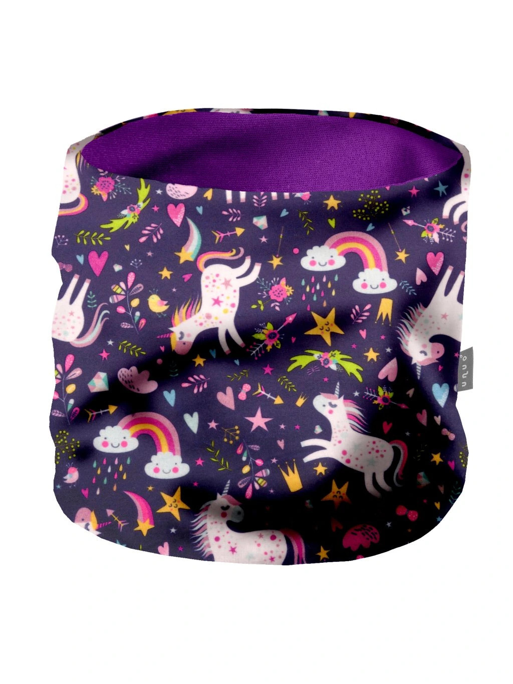 Nákrčník Fleecu Basic, Jednorožci