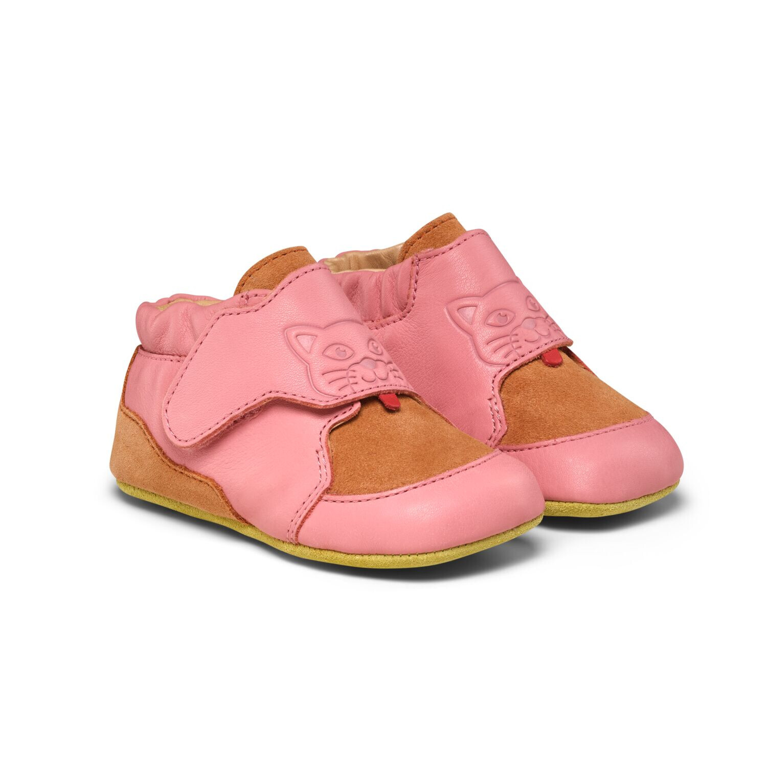 Dětské barefoot capáčky Affenzahn Crawling Shoe Leather Crawly Cat - vel. 18/19