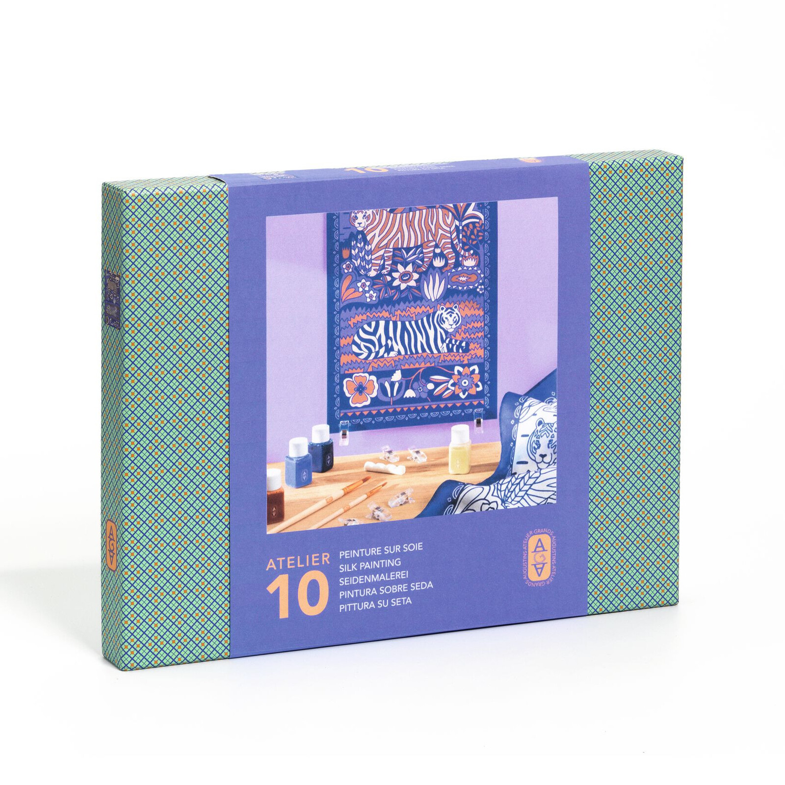 Atelier 10 - Malování na hedvábí pro teenagery i dospělé - tygr