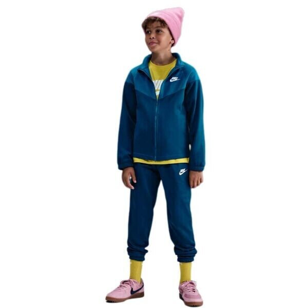 Nike K SPORTSWEAR DF TRACKSUIT PK FZ Dětská tepláková souprava, modrá, velikost
