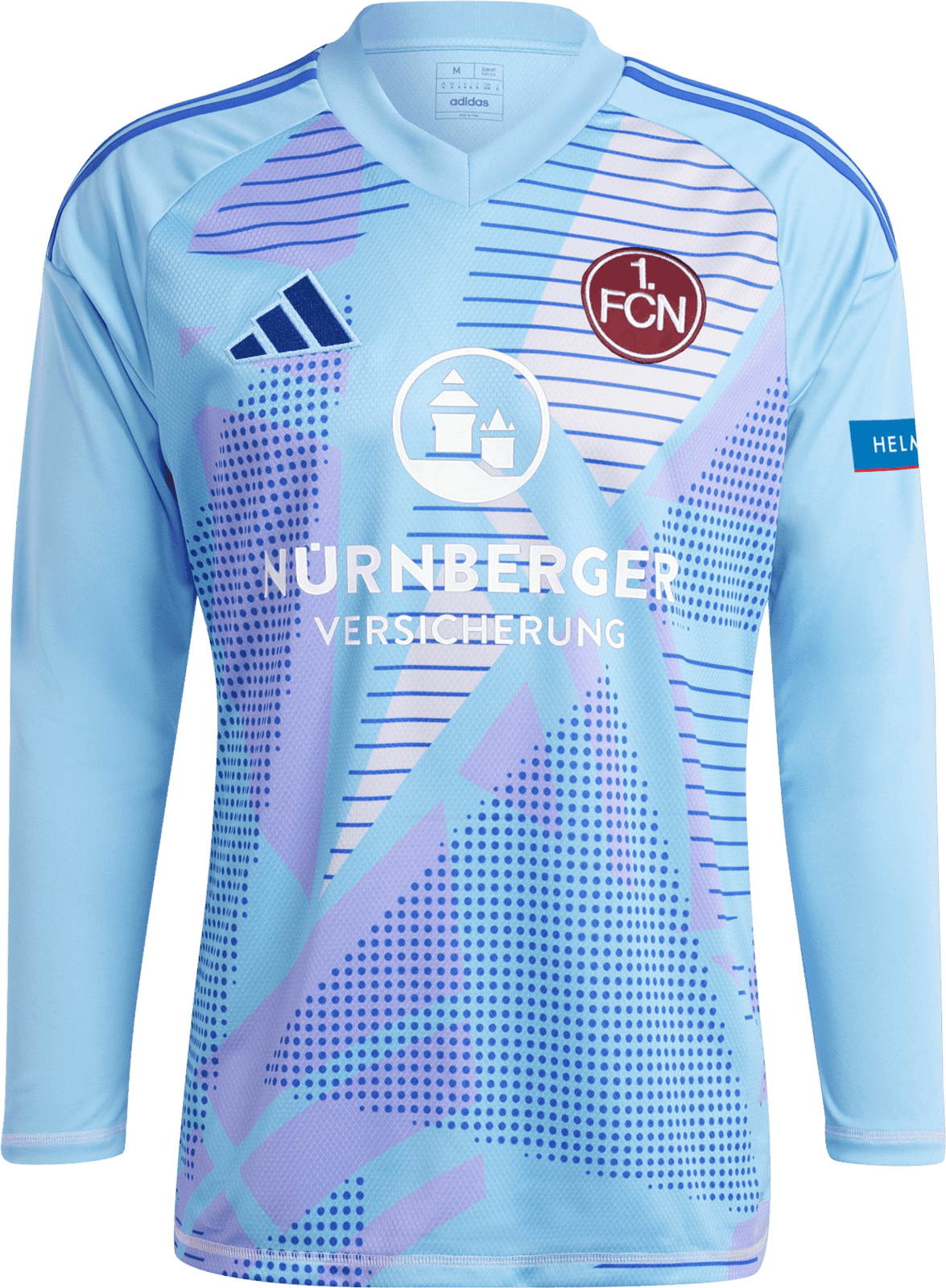 Dres s dlouhým rukávem adidas  1.FC Nürnberg TW-t 2024/2025 blue