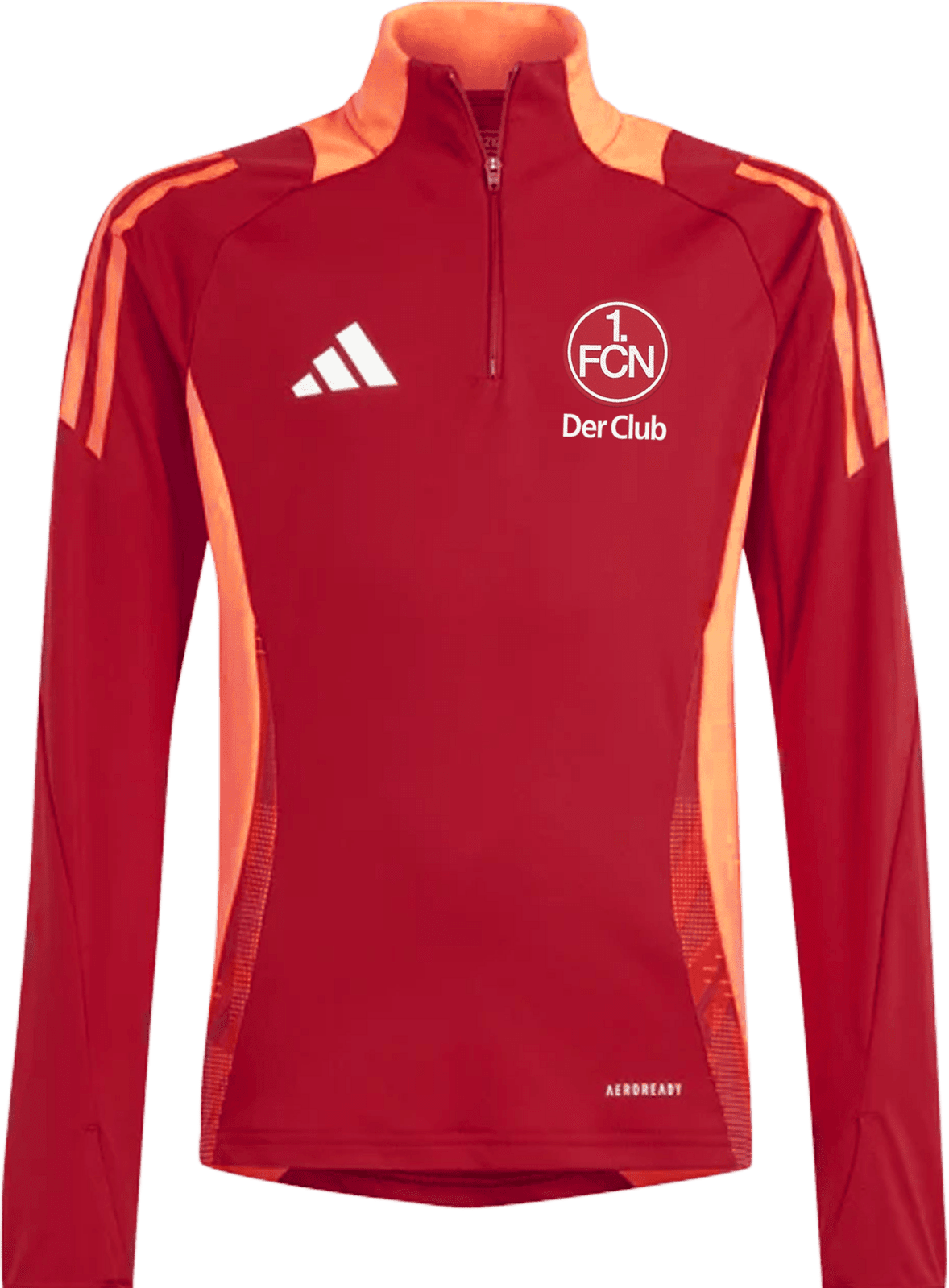 Mikina adidas  1.FC Nürnberg Trainingstop kids red
