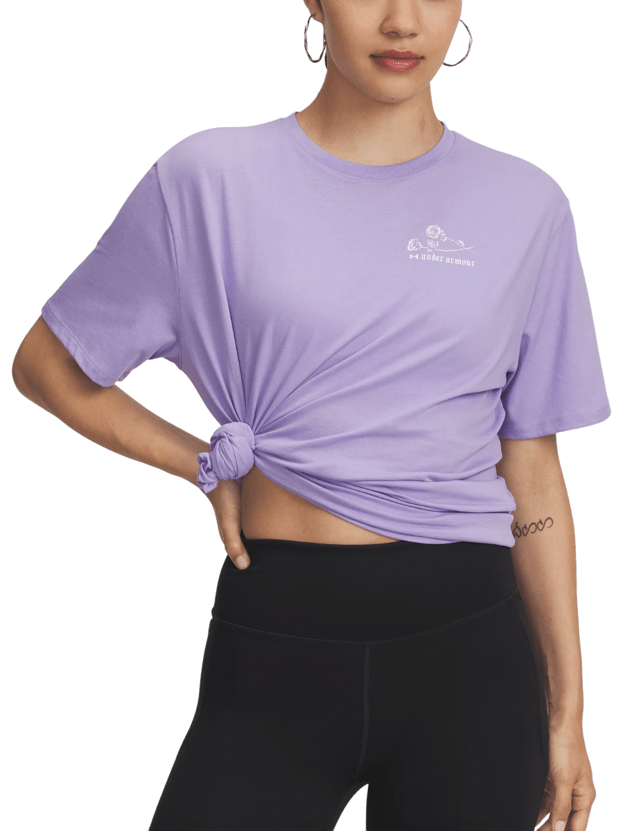 Triko Under Armour UA Etched Roses Oversized SS