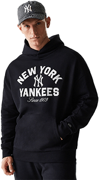Mikina s kapucí New Era New Era MLB Heritage New York Yankees Oversized Hoody