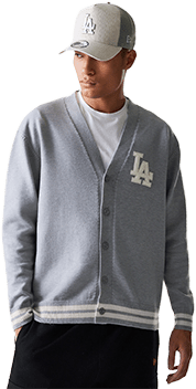 Svetr New Era New Era MLB Knit Los Angeles Dodgers Jacket