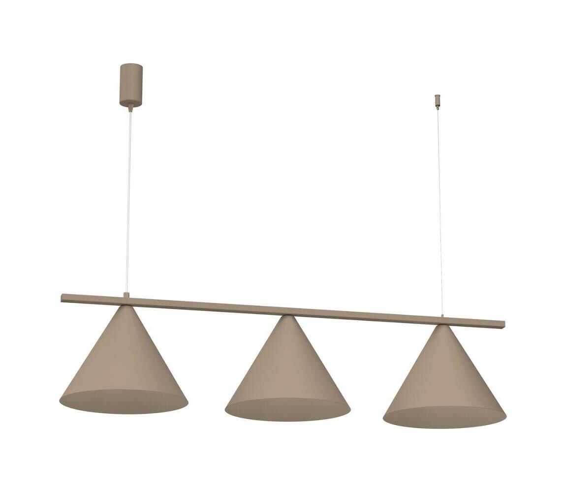 Lustr na lanku CAPITAL 3xGX53/15W/230V taupe MLP2473