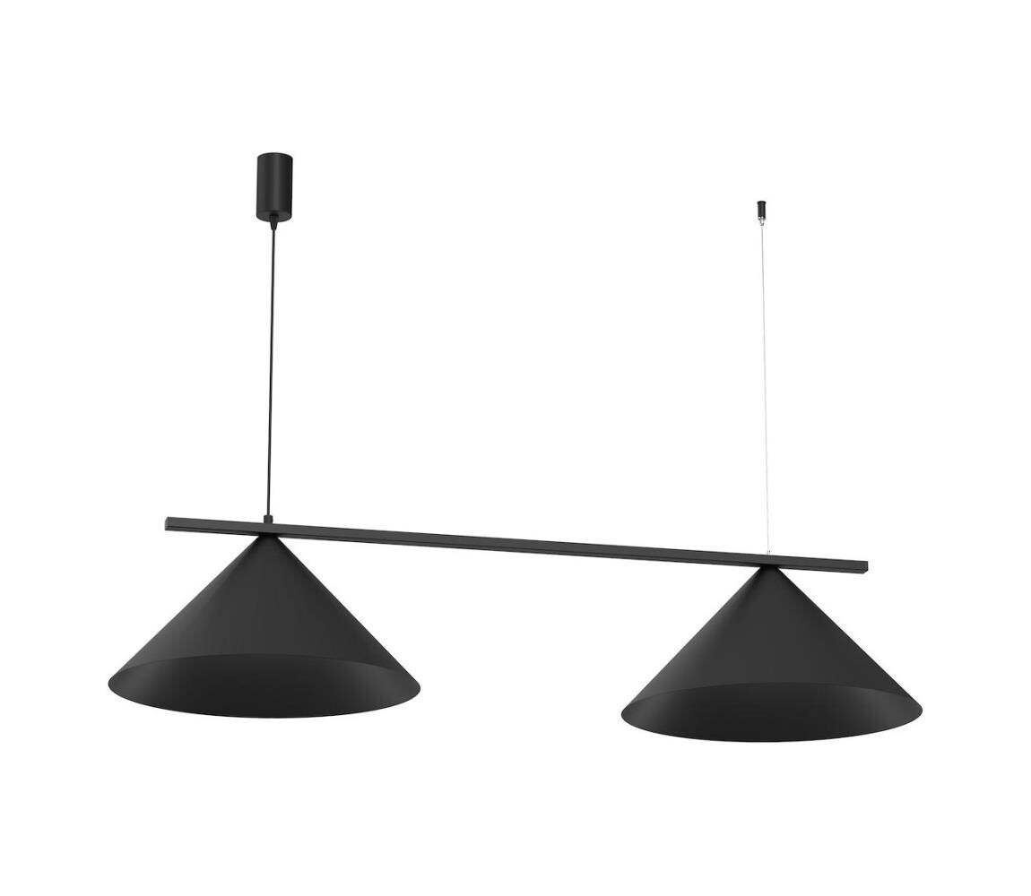 Lustr na lanku CAPITAL 2xGX53/15W/230V černá MLP0942