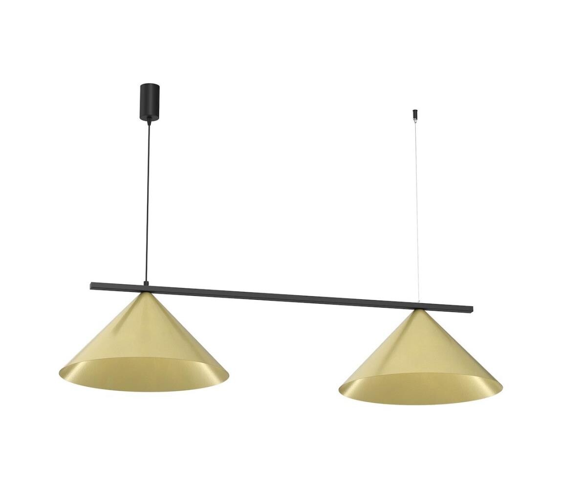 Lustr na lanku CAPITAL 2xGX53/15W/230V zlatá MLP0941