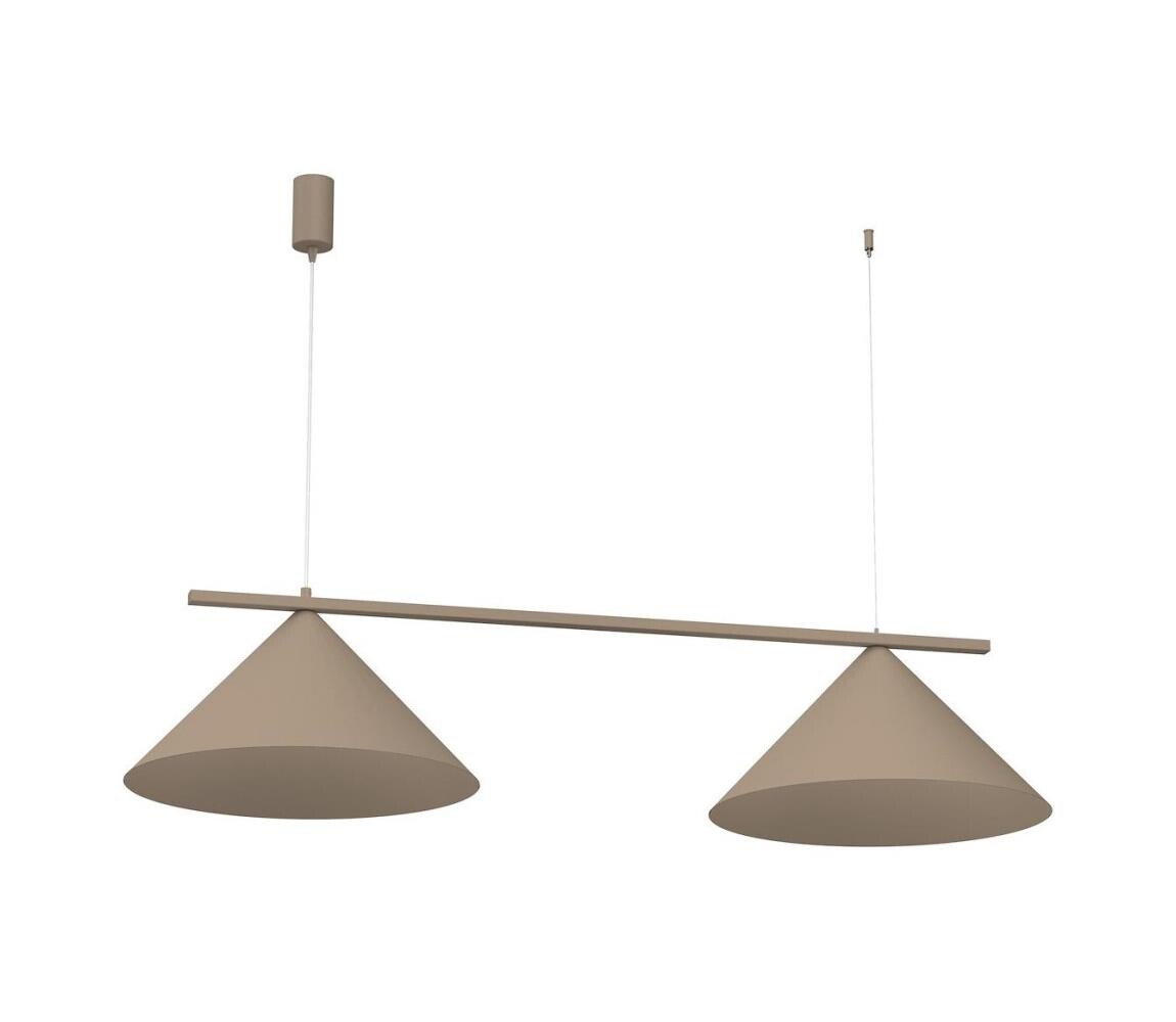 Lustr na lanku CAPITAL 2xGX53/15W/230V taupe MLP2472