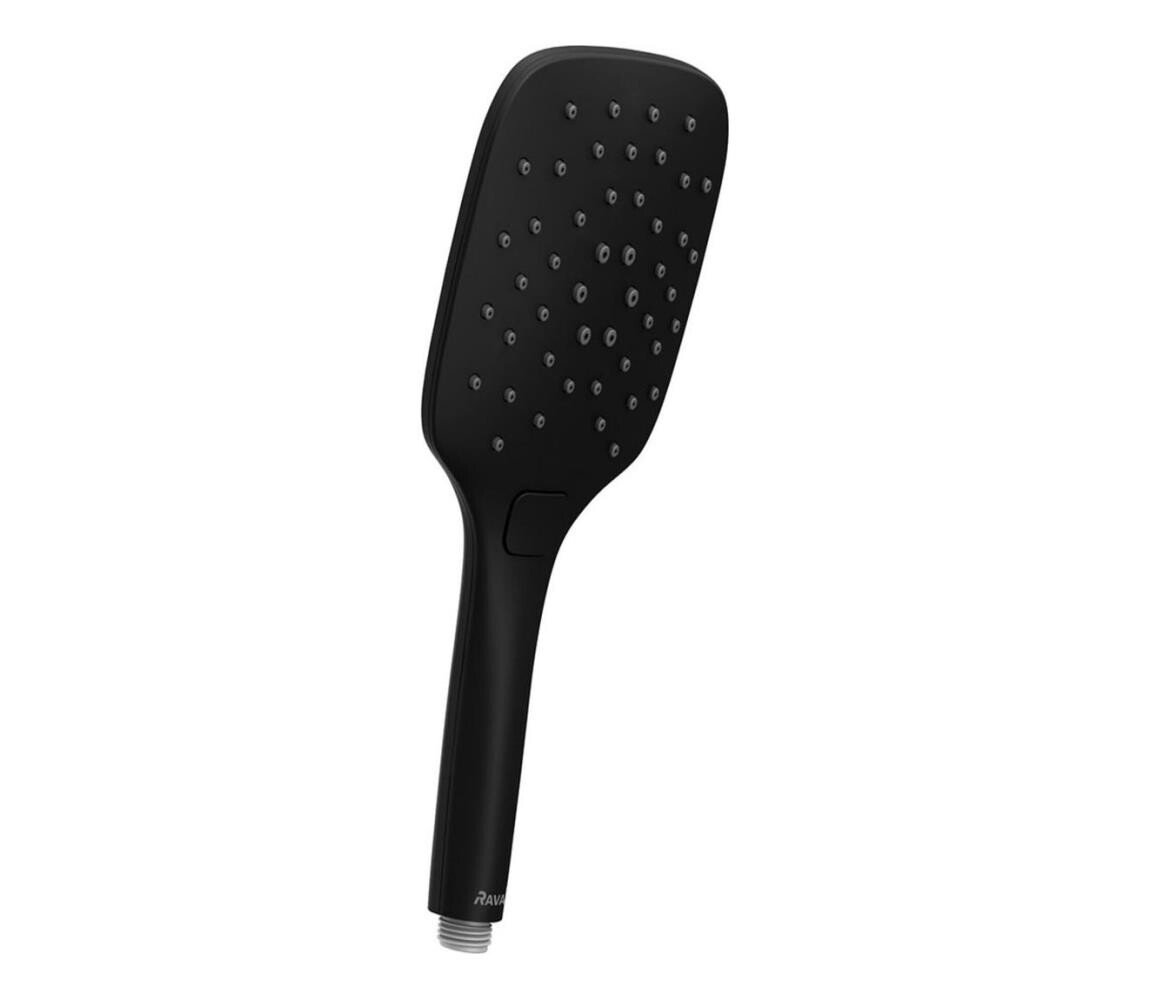 Ravak X07P569 - Ruční sprcha s tlačítkem černá X07P569