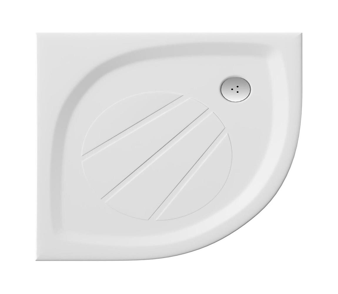 Ravak XA237701010 - Sprchová vanička čtvrtkruhová ELIPSO 90x90 cm bílá XA237701010