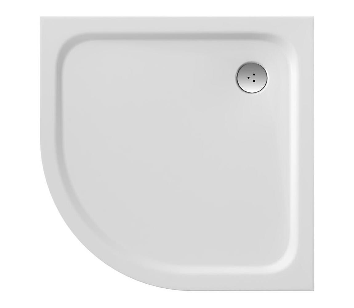 Ravak XA244401010 - Sprchová vanička čtvrtkruhová ELIPSO 80x80 cm bílá XA244401010
