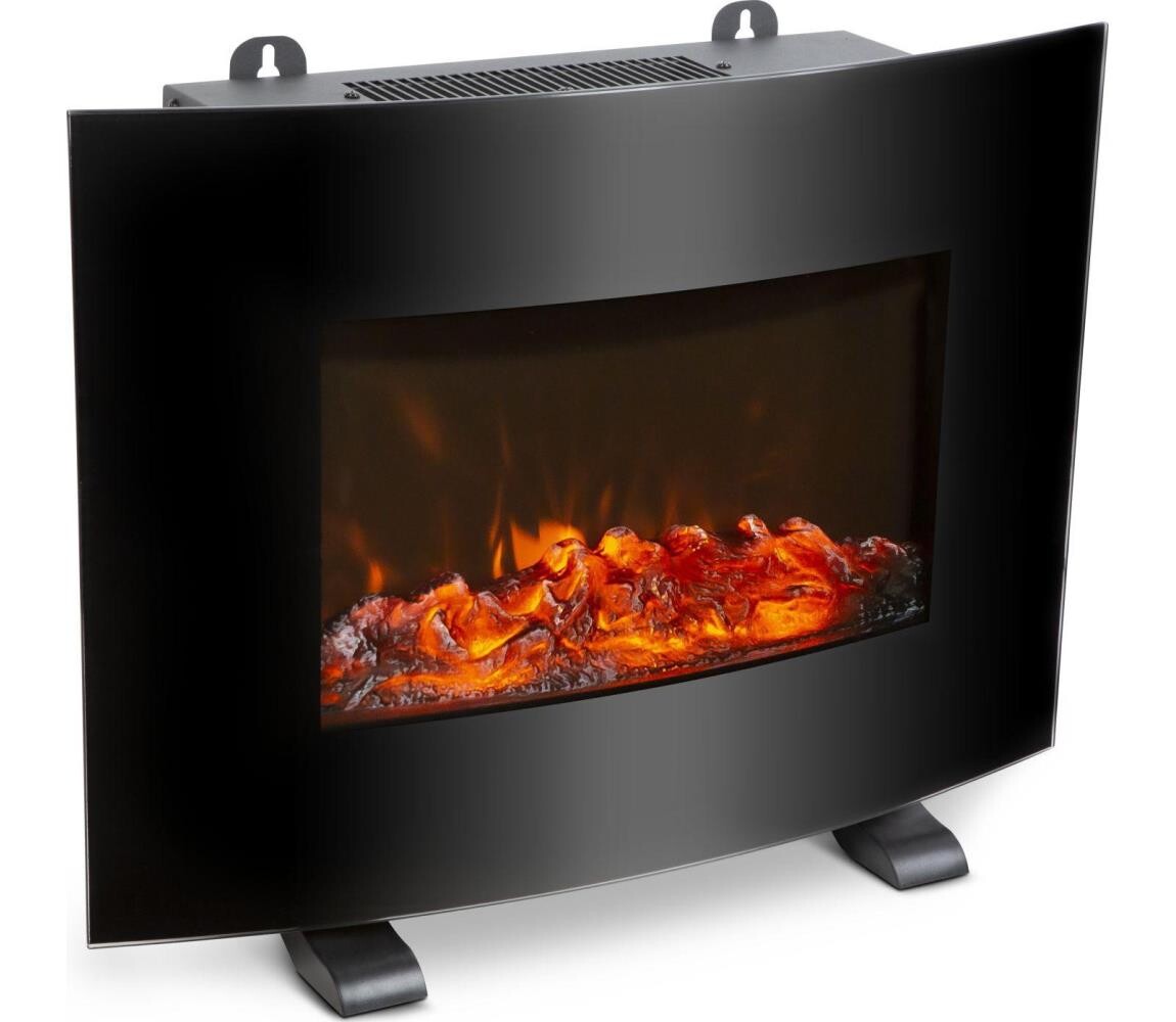 LED Elektrický krb s topením LED/2000W/230V + dálkové ovládání gl-BW2019