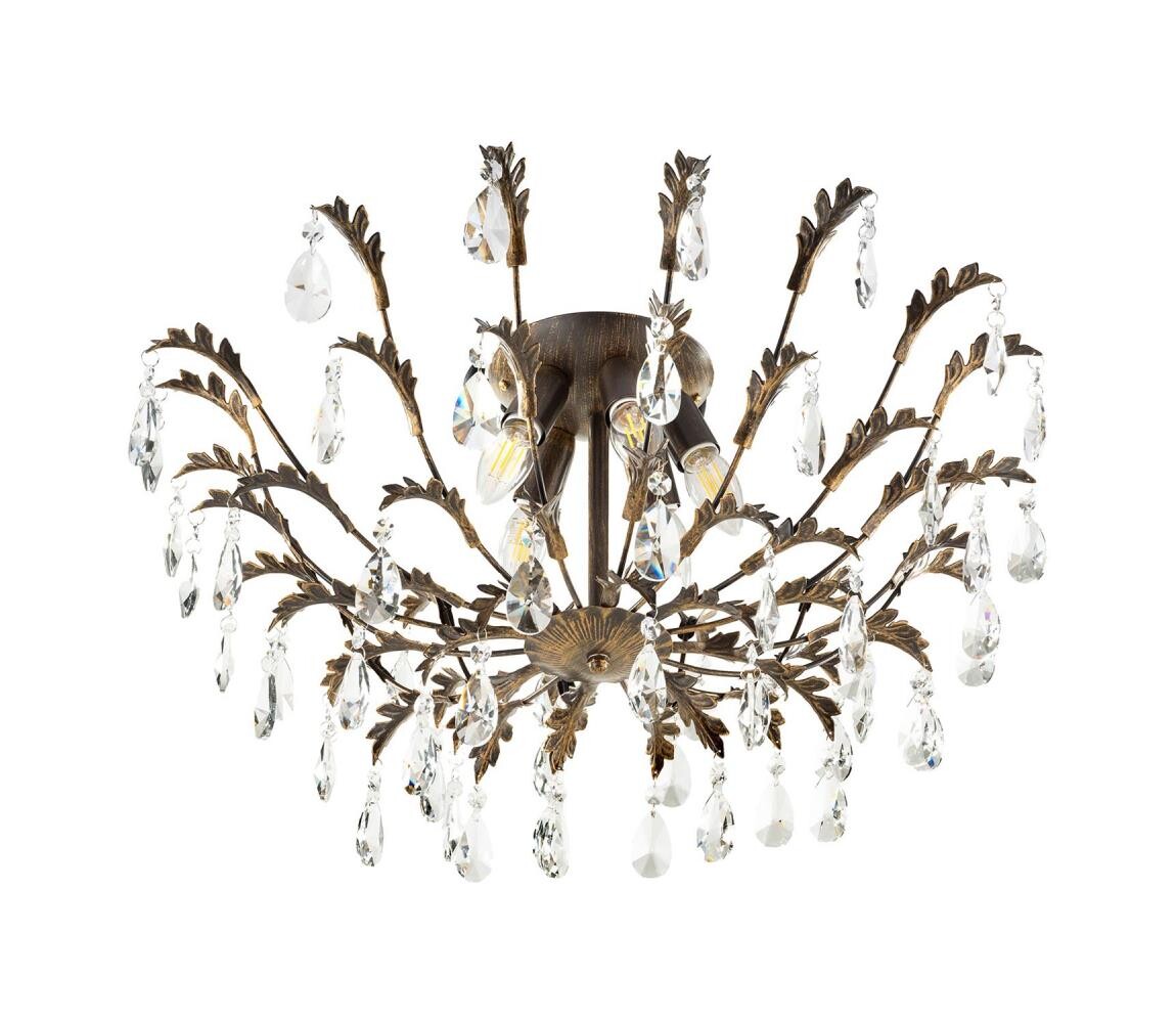 ONLI - Stropní svítidlo TERESA 5xE14/6W/230V bronzová 4670/PL5