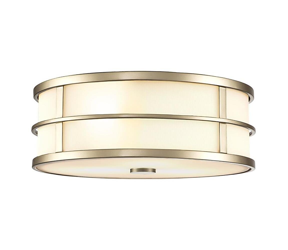 Elstead Feiss FE-FUSION-F-PNBR - Stropní svítidlo FUSION 3xE27/40W/230V pr. 34,3cm zlatá FE-FUSION-F-PNBR