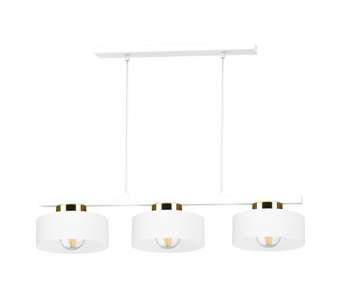 Keter Lighting Lustr na lanku IGNIA 3xE27/60W/230V bílá 3402