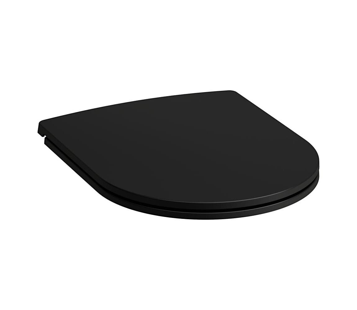 LAUFEN H8989667160001 - Záchodové prkénko SoftClose PRO duroplast/černá H8989667160001
