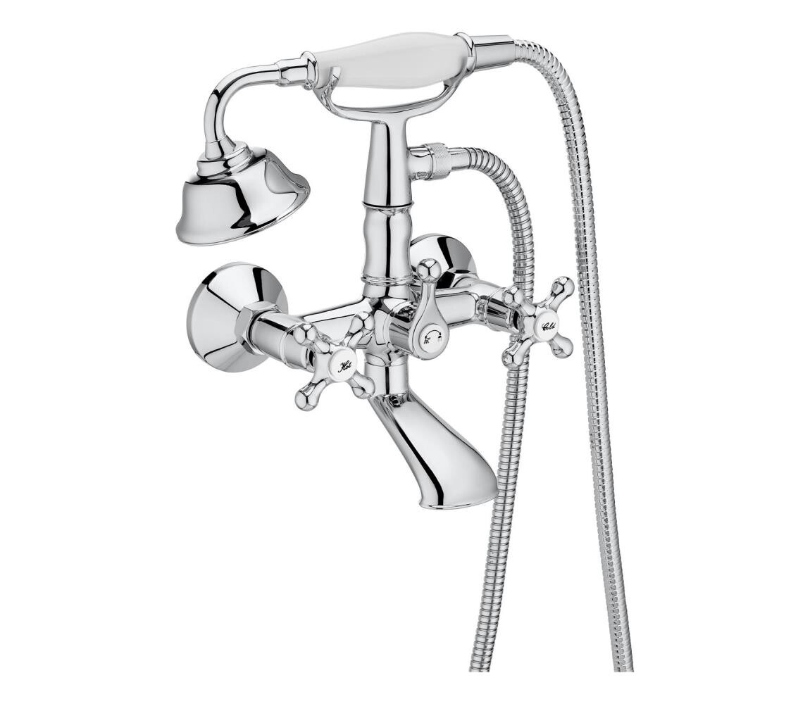 Roca A5A014BC00 - Vanová sada s baterií CARMEN lesklý chrom A5A014BC00