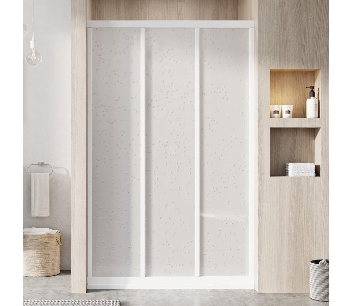 Ravak 00V701R211 - Sprchové dveře třídílné SUPERNOVA 90x198 cm bílá 00V701R211