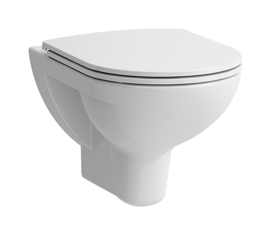 LAUFEN H8669510000001 - Závěsné WC PRO keramika/bílá +prkénko SoftClose PRO bílá H8669510000001